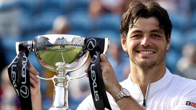 Taylor Fritz won the 2025 Eastbourne International, his fourth title at this event (Getty Images)
