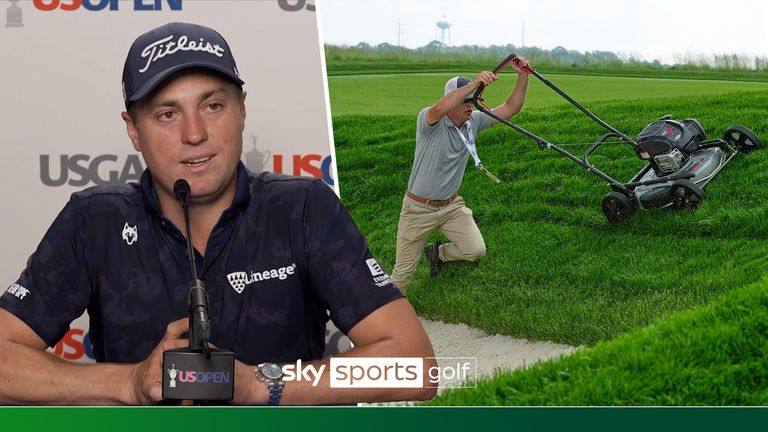Justin Thomas on the challenging conditions at Oakmont for the US Open.