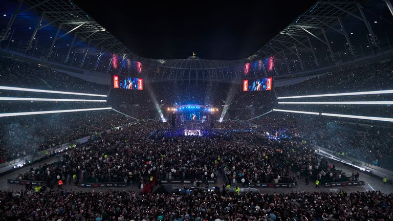 A closed window crowds of more than 67,000 fans looked at the first fight between Chris Eubank Jr and Conor Benn at Tottenham Hotspur Stadium