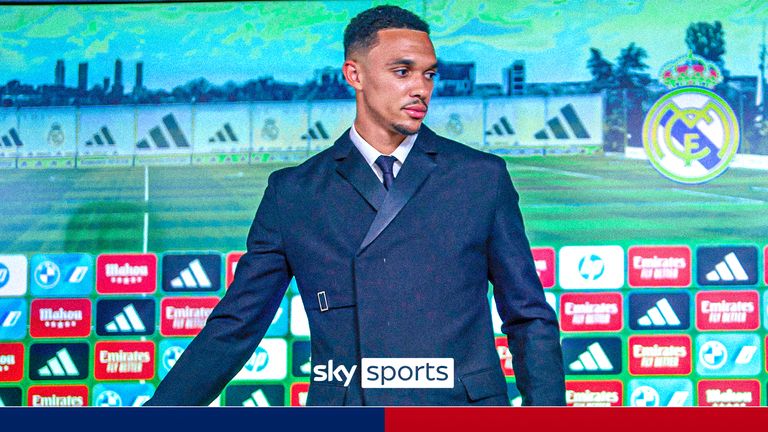 Trent's first Real Madrid press conference.