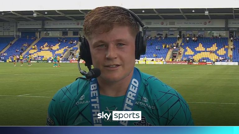 Zac Woolford speaks after Huddersfield Giants secure a victory over Warrington Wolves and shares his delight after extending his contract with the Yorkshire club.  