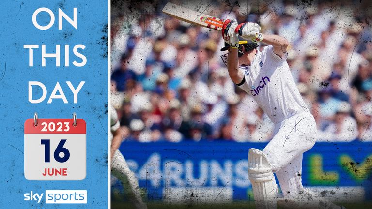 On This Day: Zak Crawley sends first ball of 2023 Ashes series for four!