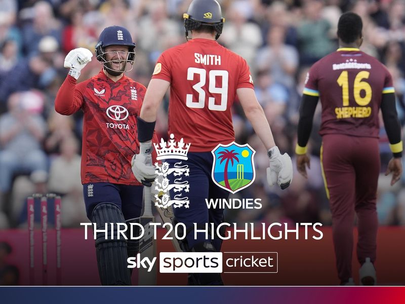 England vs West Indies | Third T20 highlights