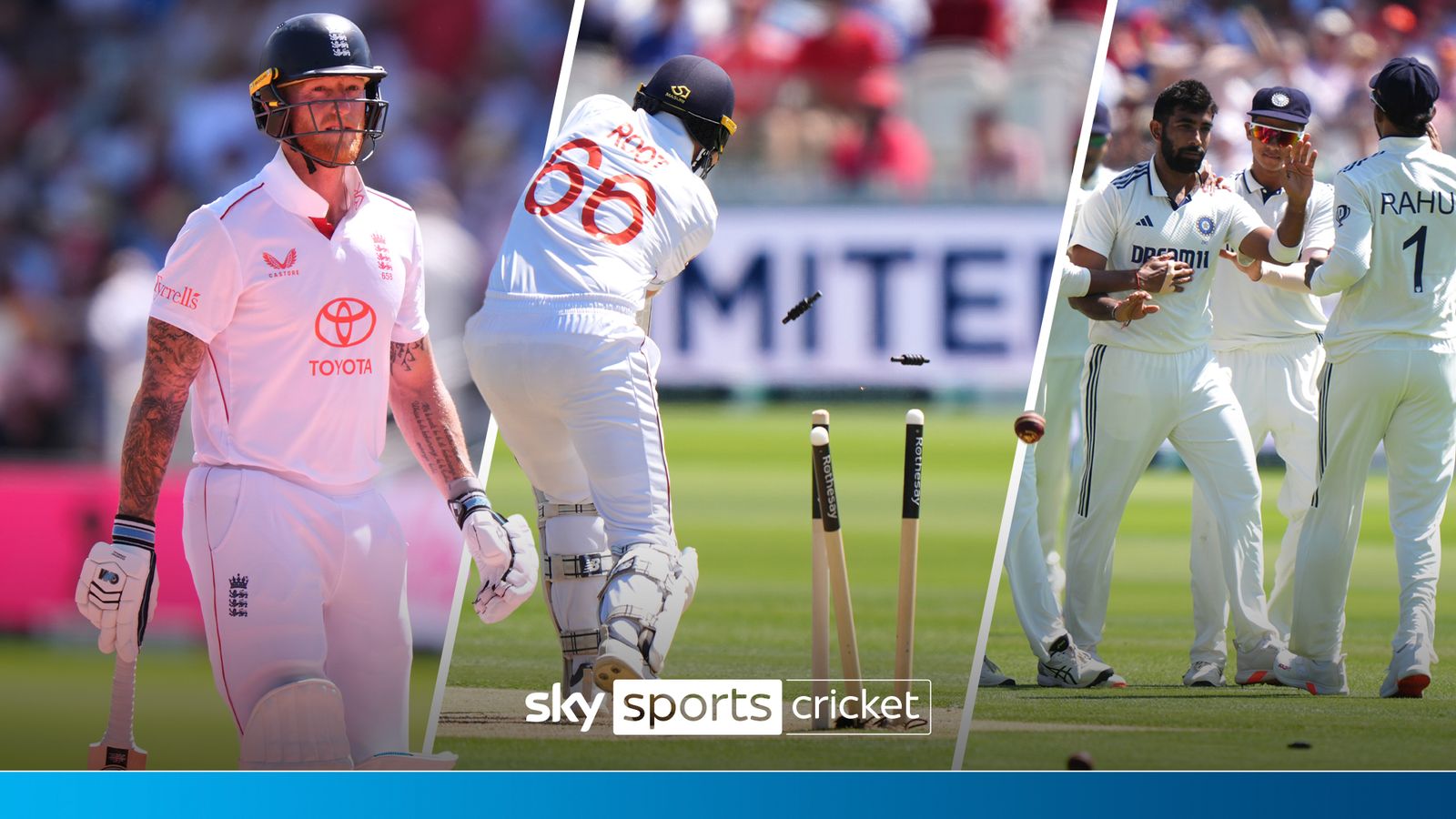 'It's a beauty!' | Bumrah takes the THREE early wickets of Stokes, Root & Woakes on day two