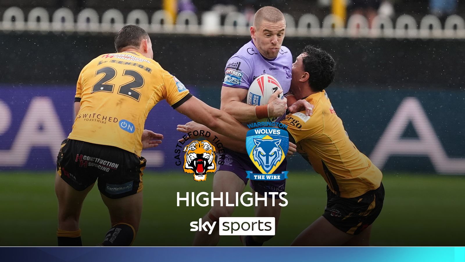 Warrington's winning run ends after Castleford defeat