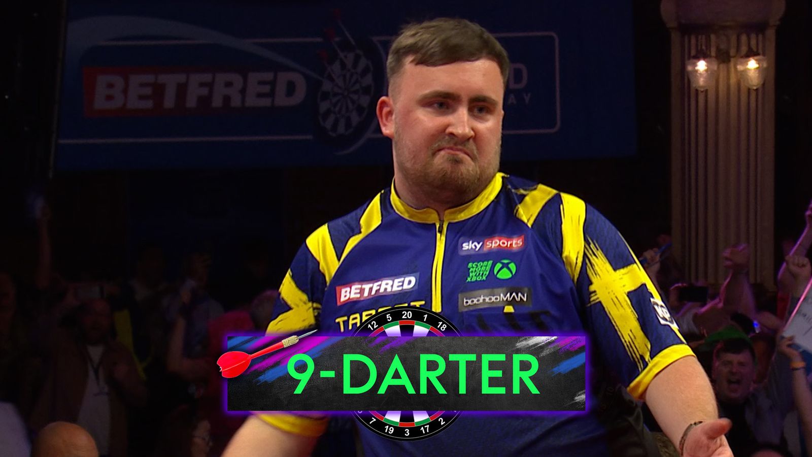 INCREDIBLE! Littler hits NINE-DARTER in Matchplay semi-final!