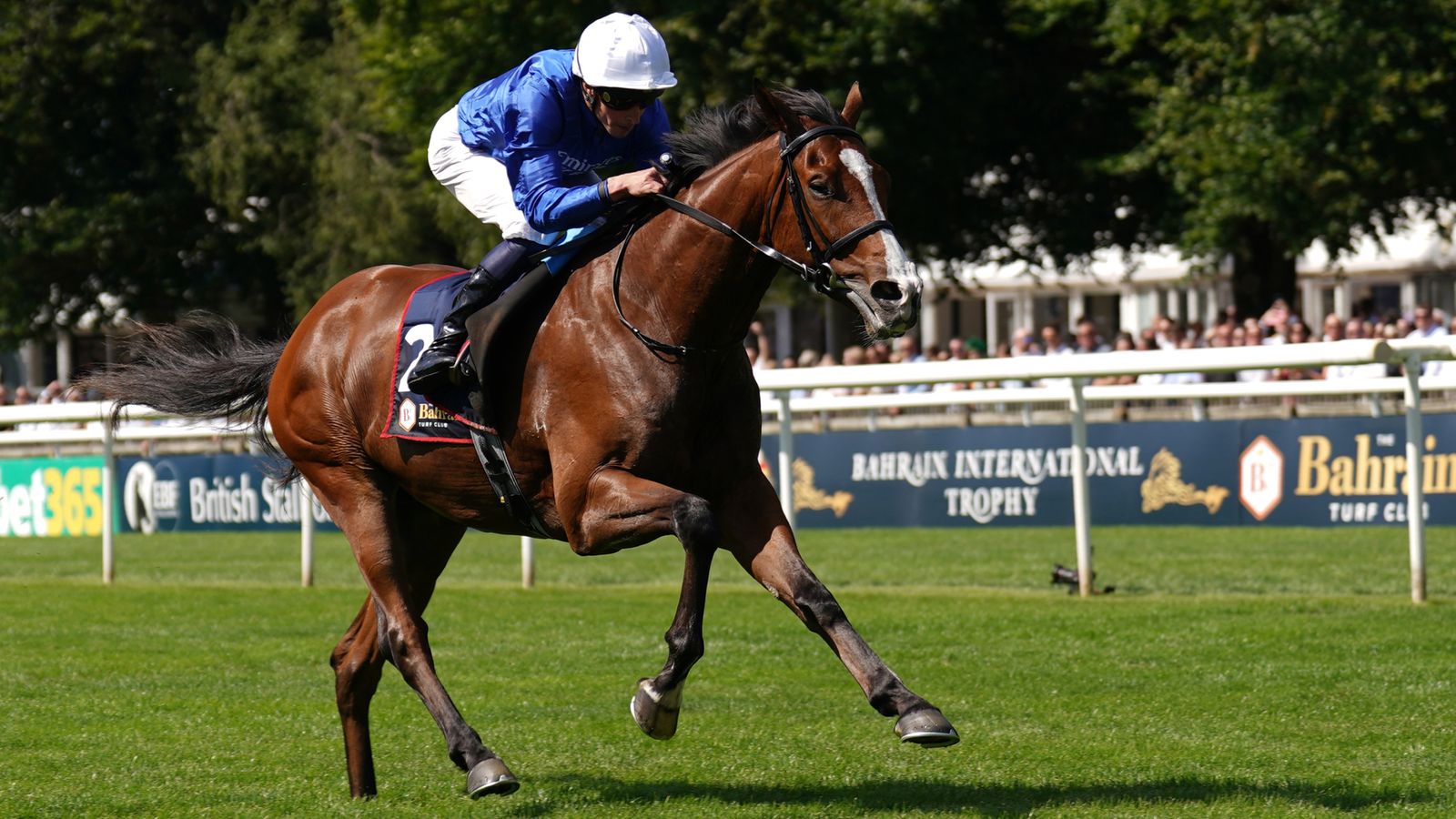 Newmarket: El Cordobes flies home to seal milestone Princess Of Wales's Stakes victory for Buick
