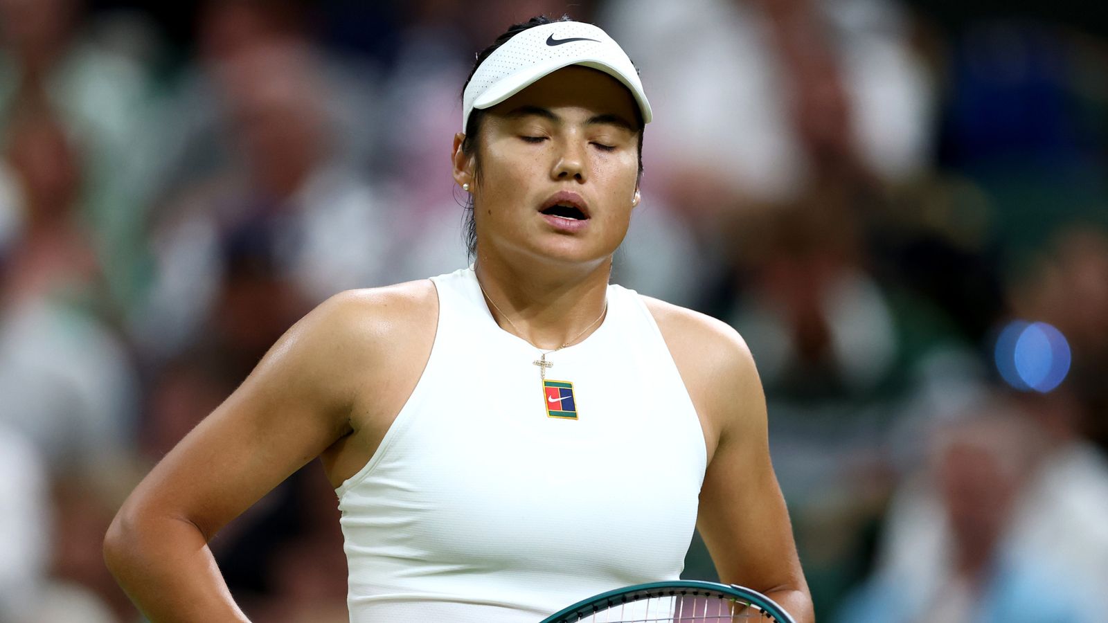 Wimbledon: Emma Raducanu beaten by world No 1 Aryna Sabalenka as Brit's run ends with third-round defeat