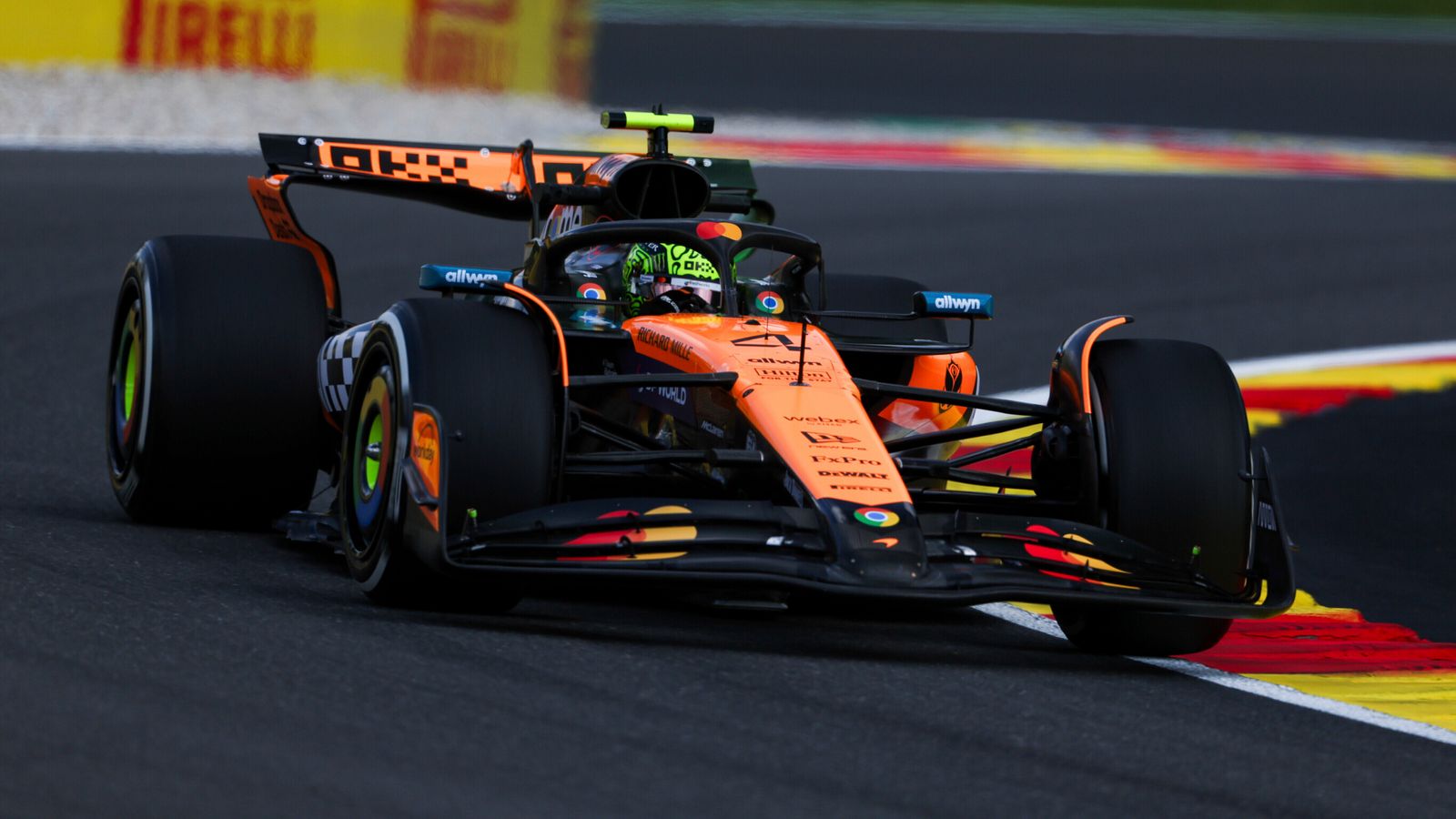 Belgian GP: Heavy rain ahead of race with Norris on pole LIVE!