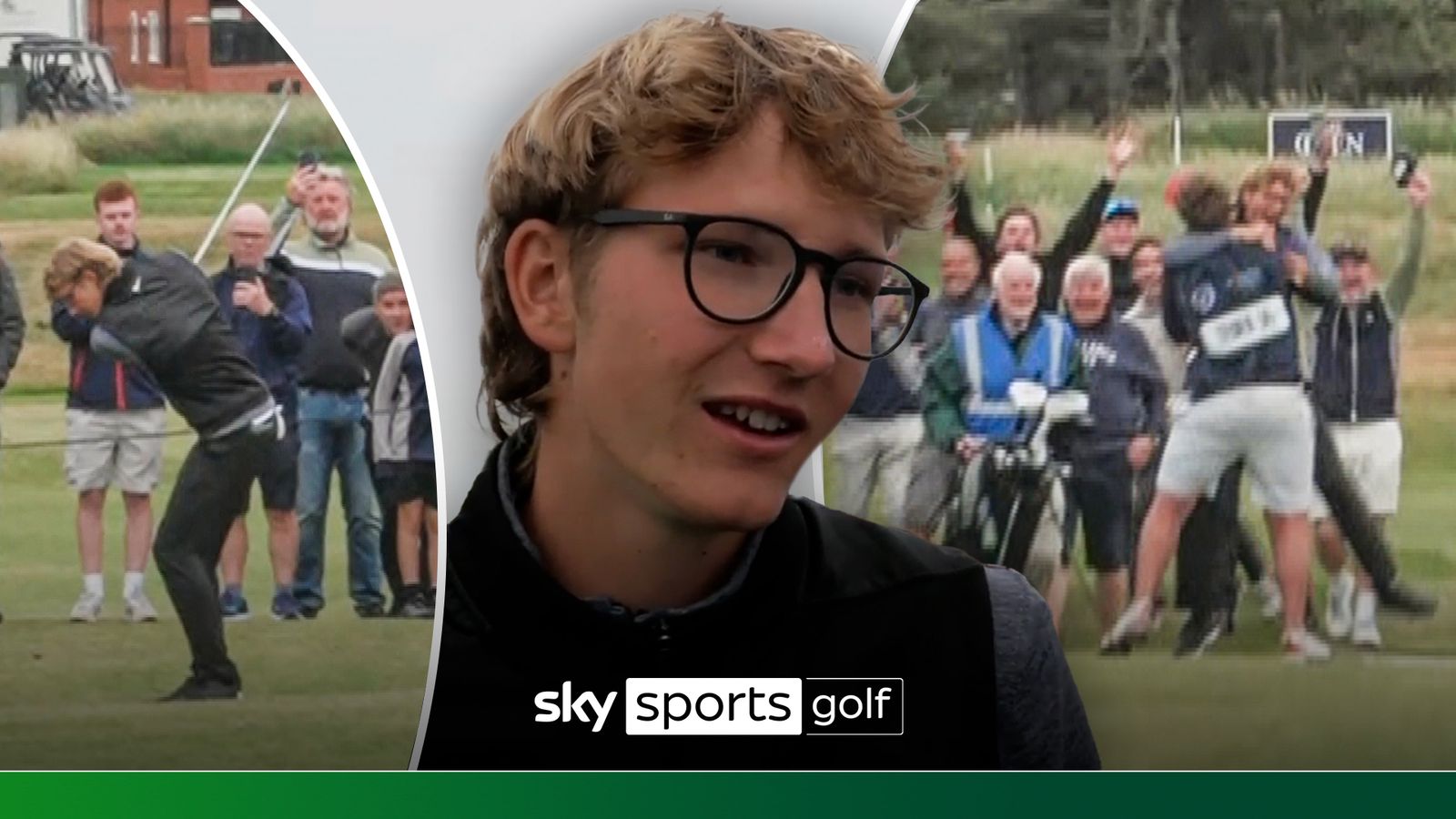'It's the ref's fault!' Golfer chips in to seal Open spot after rules 'dispute'