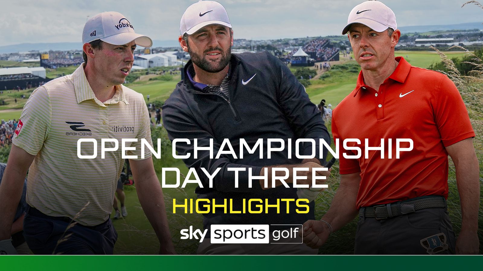 The Open R3 highlights: Scheffler dominant – but McIlroy stays in hunt
