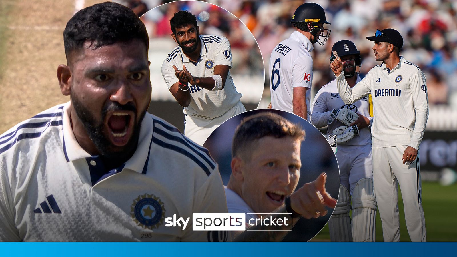 'Getting heated here!' | All of the AGGRO from England vs India Test at Lord's!