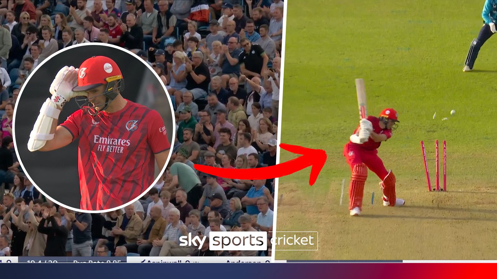 'He'll get a bigger ovation on the way off!' | Anderson's hilarious short-lived innings