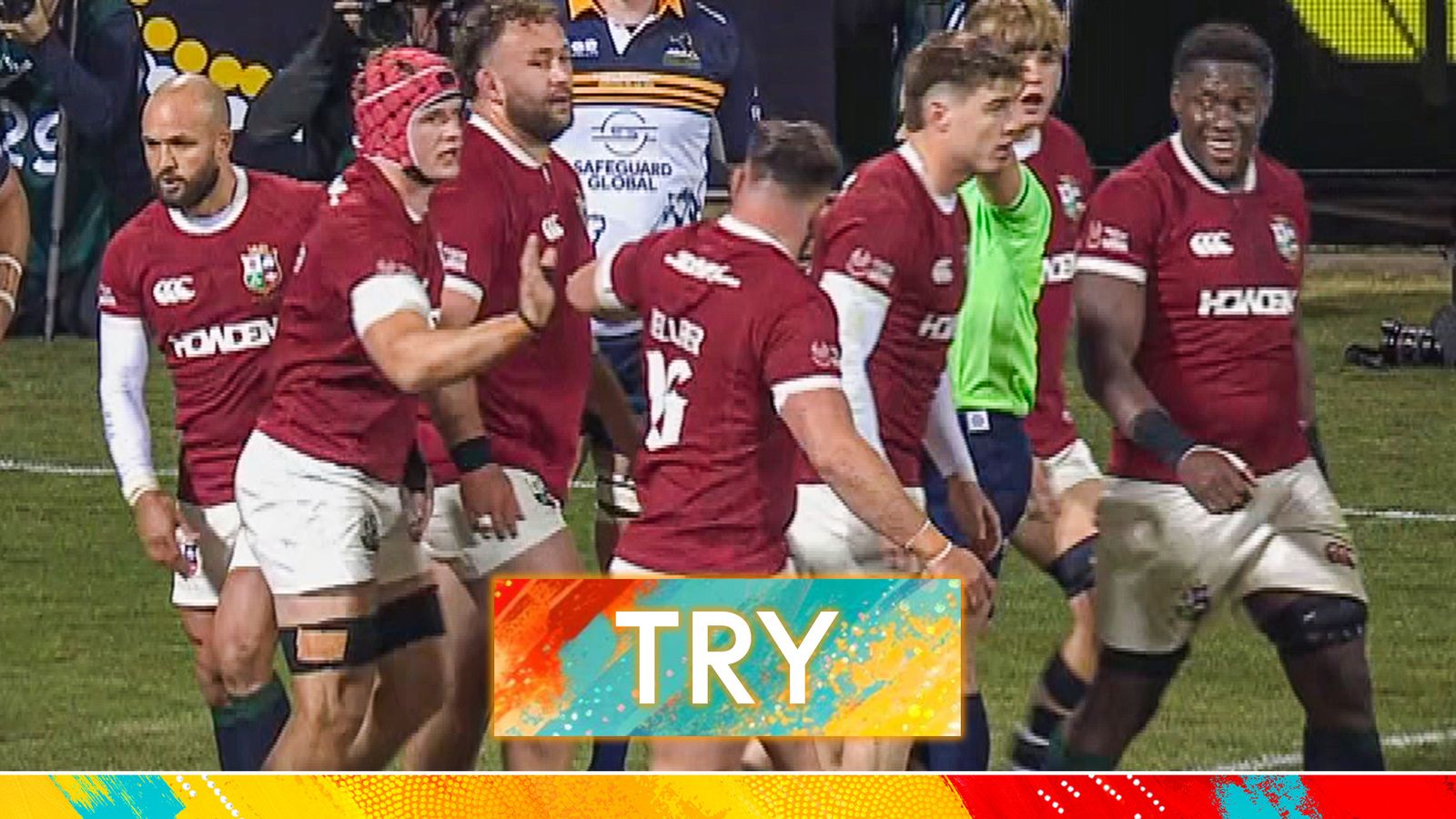 Van der Flier makes his mark as the Lions power over from a line-out