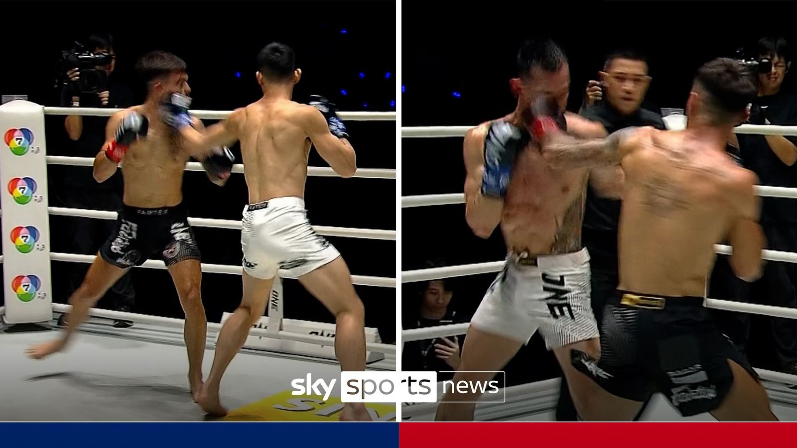 ONE Friday Fights 117: Both fighters somehow survive HUGE left hook knockdowns