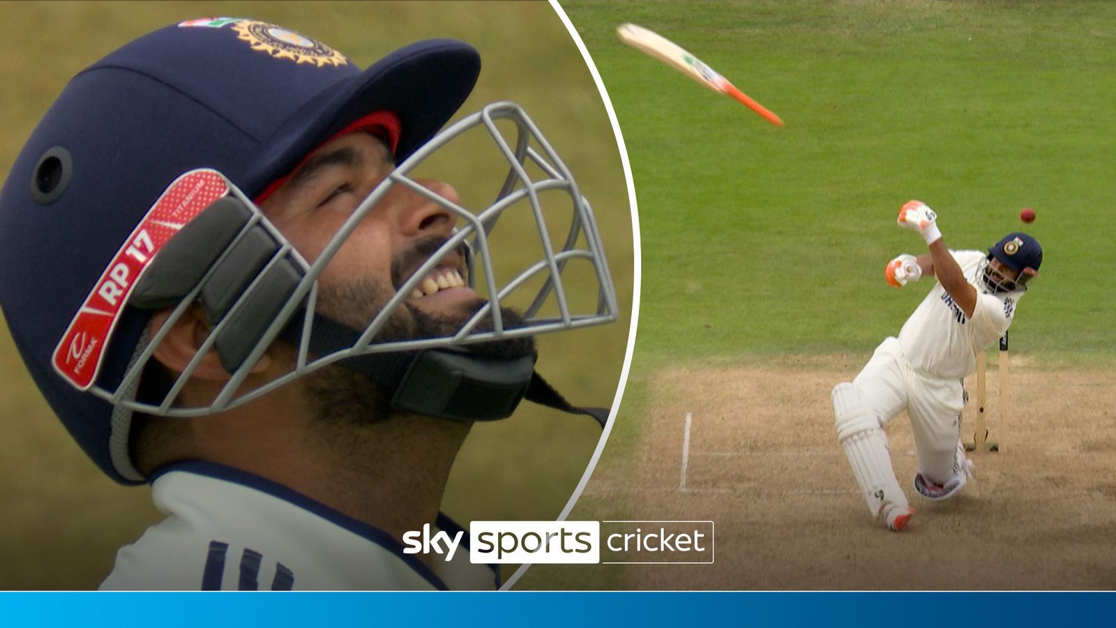 'Welcome to Rishabh's world…'  – Pant's bat goes flying at Edgbaston!
