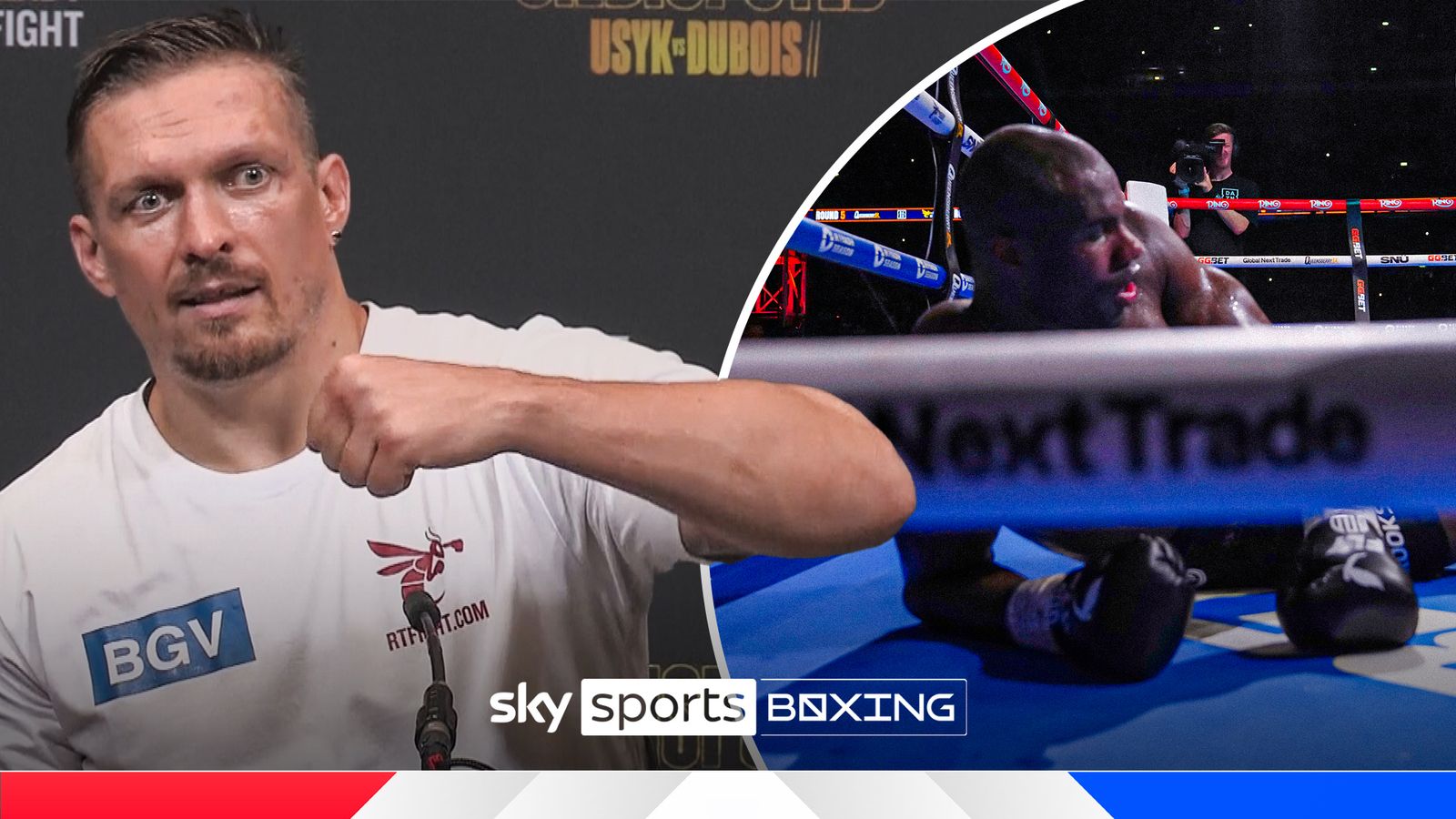 Usyk reveals hilarious nickname for KO punch against Dubois