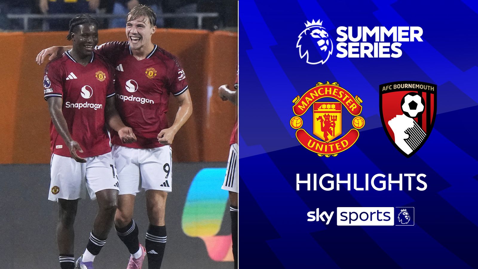 Highlights: Man Utd score FOUR in superb performance against Bournemouth