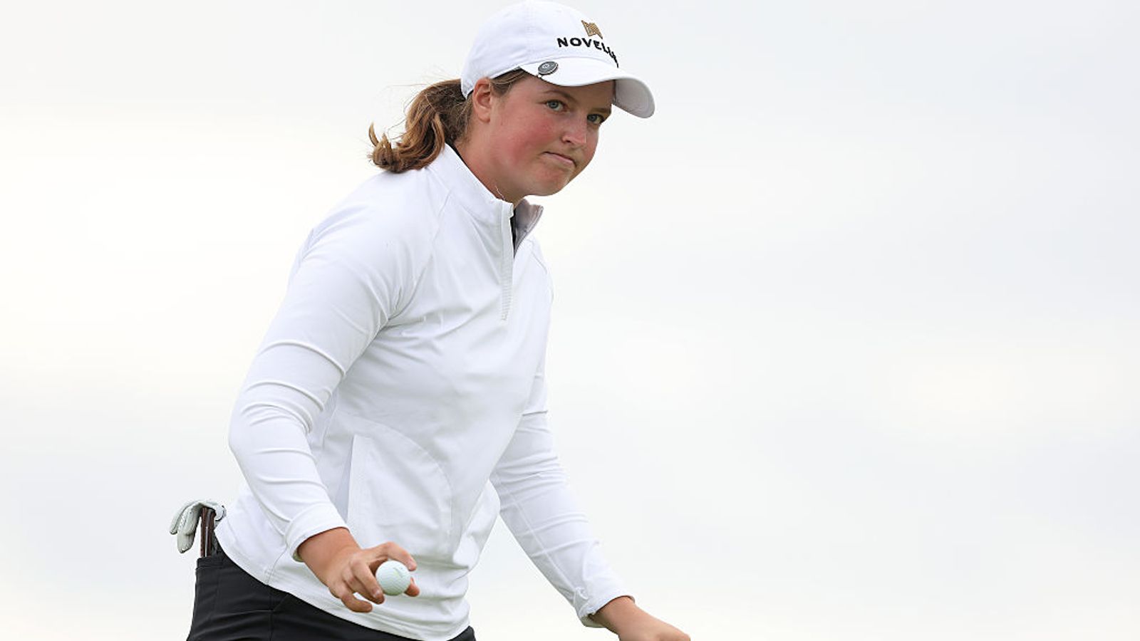 Lottie Woad leading the Women's Scottish Open