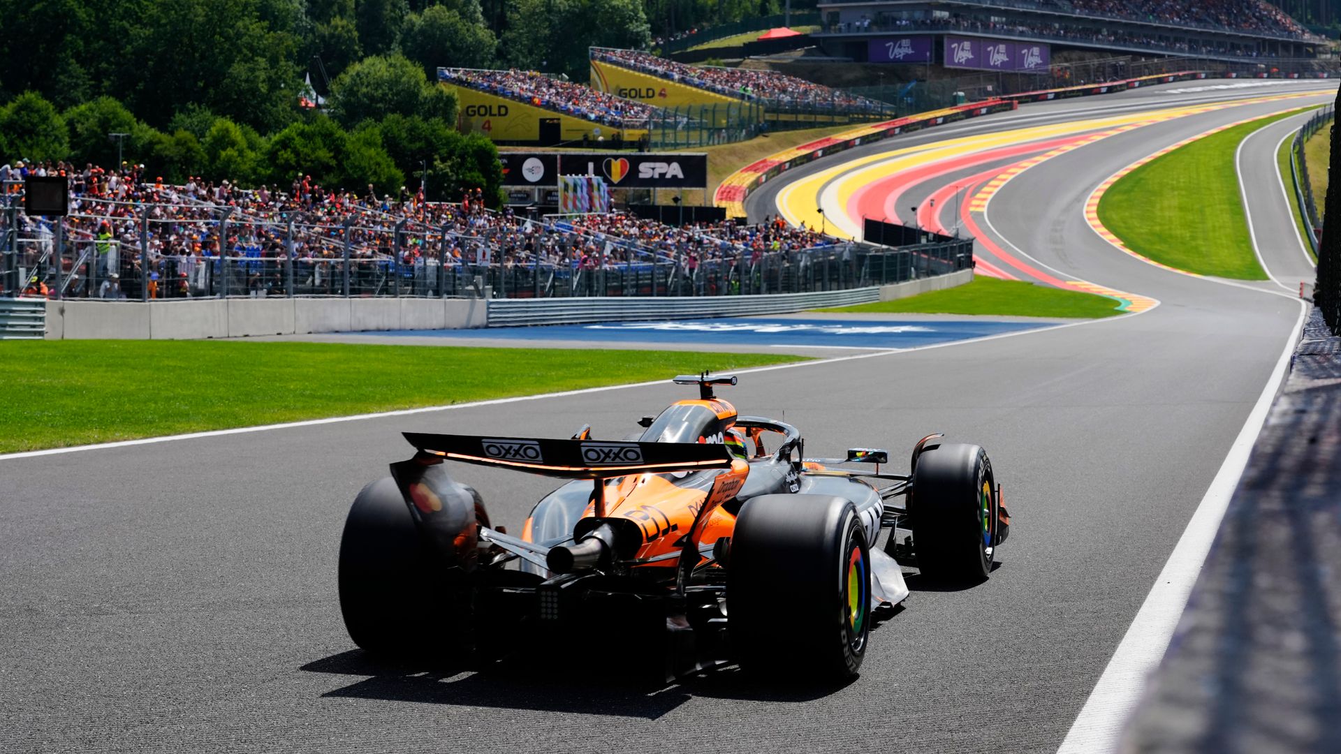 Piastri tops Spa practice as Norris left off the pace