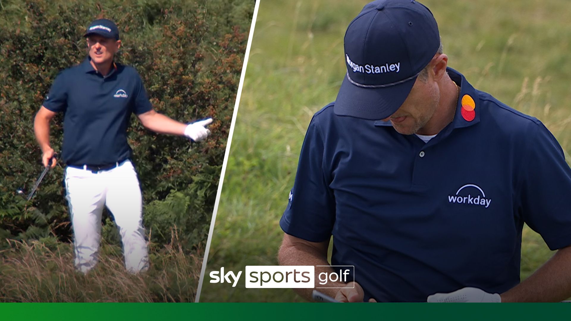 Rose hits TWO shanks in FOUR holes at Open Championship | 'I've shanked it AGAIN!'
