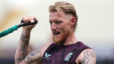 England captain Ben Stokes trains at Edgbaston, the place where his side chased a record 378 against India three years ago