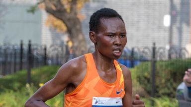 Ruth Chepngetich, the women's marathon world record holder, has been provisionally suspended for a positive doping test