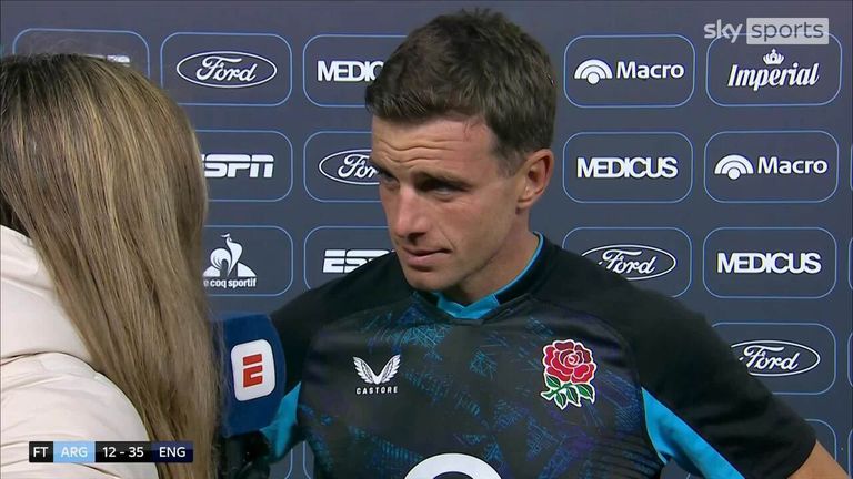England Rugby vs Argentina Score Highlights: England's Dominant Victory Over Argentina and Key `george ford 100th cap highlights` 6 George Ford in action against Argentina