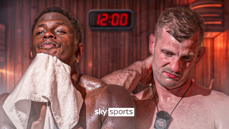 Maro Itoje and George Kruis take on the Rising Heat challenge