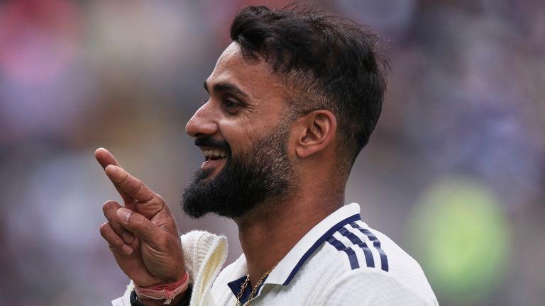 India's Akash Deep, India Test cricket, Edgbaston (Associated Press)
