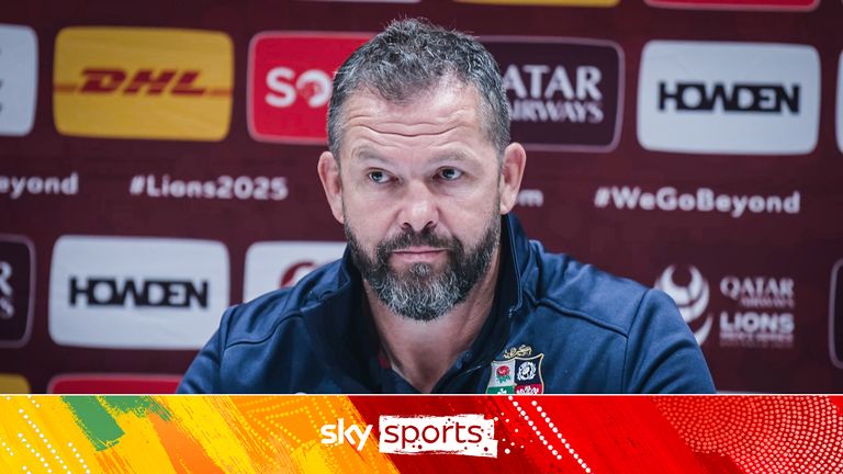 British and Irish Lions: Andy Farrell names son Owen on bench for next game