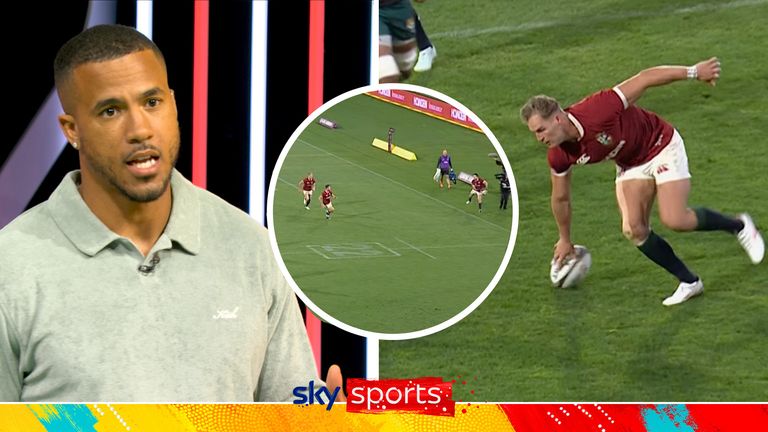 Anthony Watson analysis Lions' first try against the AUNZ XV as Hugo Keenan took a quick line-out and spotted a gap through Duhan van der Merwe to get the opening try of the match. 
