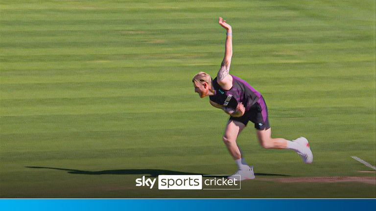 Ben Stokes warms up at Lord's ahead of Day Two of Third Test v India