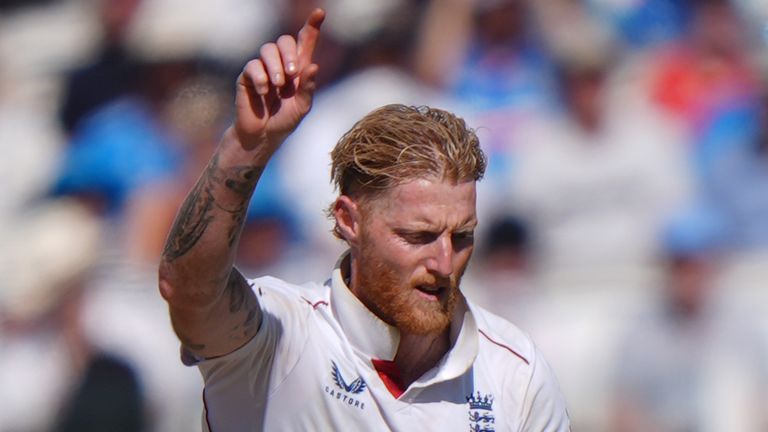 England's captain Ben Stokes