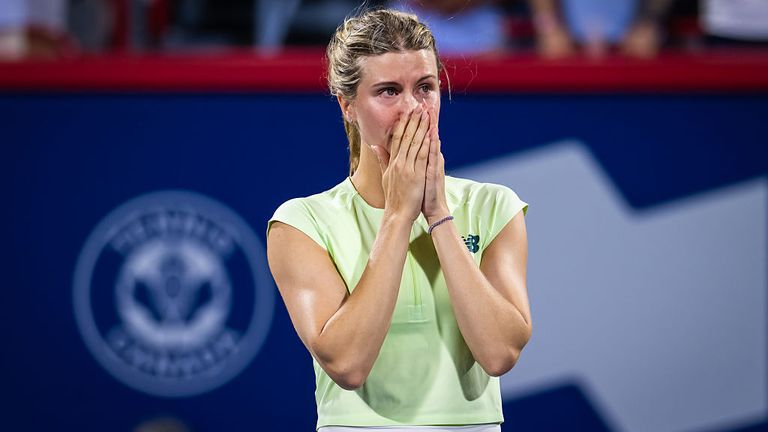 Eugine Bouchard was knocked out the second round