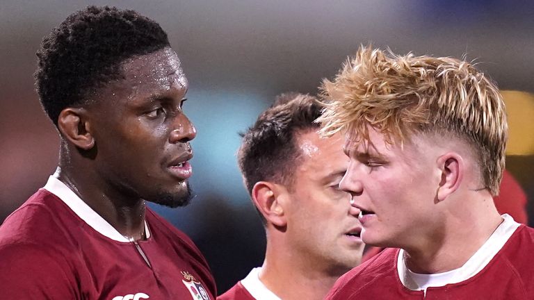 British and Irish Lions captain Maro Itoje and Henry Pollock
