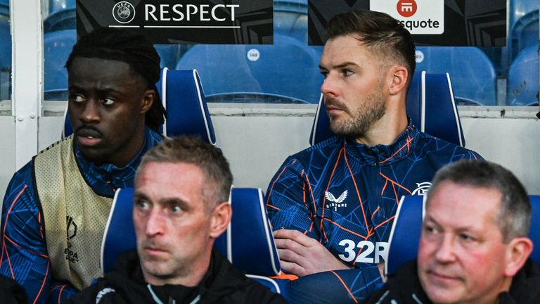 Jack Butland was dropped from the Rangers team for part of last season