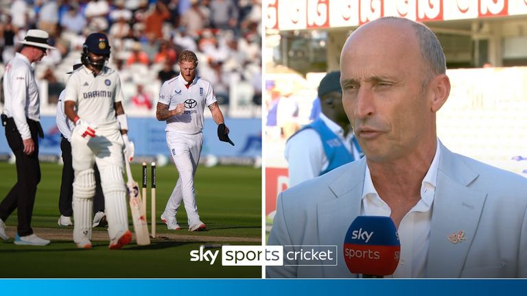 Nasser Hussain and Kumar Sangakkara debate whether England or India are favourites heading into the final day of the third Test, with India currently 58-4 in their pursuit of 193 to win.