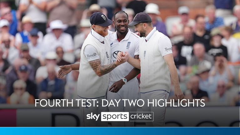 Watch morning and afternoon session highlights between England and India from day two of the fourth Test from Old Trafford.