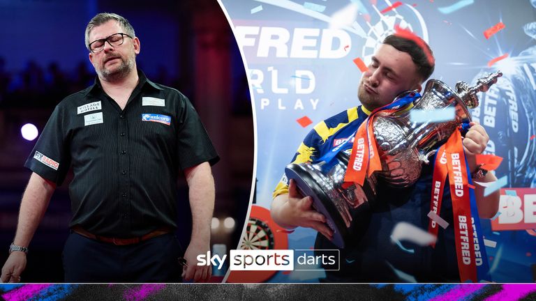 James Wade and Luke Littler