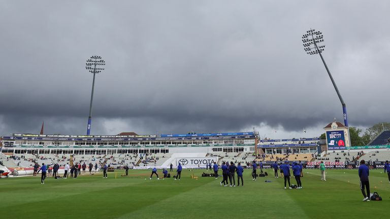 Edgbaston ahead of day five of second England vs India Test (Associated Press)