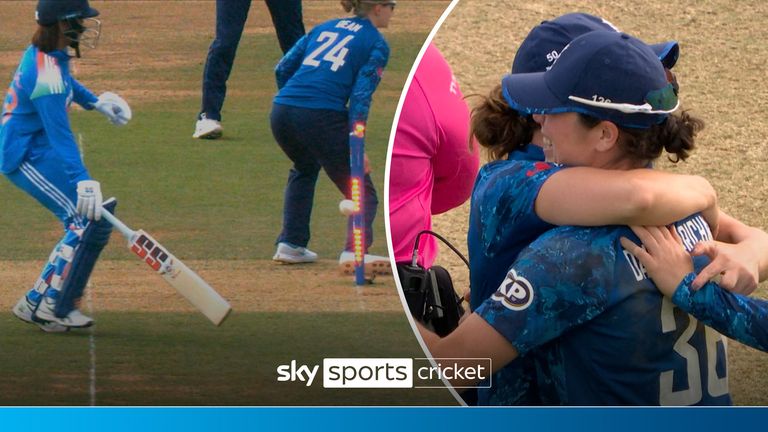 Inglaterra vs India ODI para mujeres: Inglaterra capitaliza la carrera pobre de la India