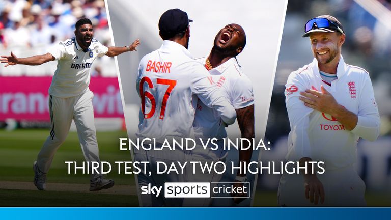 ENG v IND T3 D2 Hls