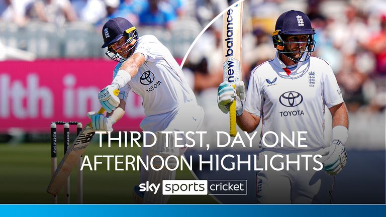 England vs India: Third Test, Day One morning and afternoon highlights from Lord's