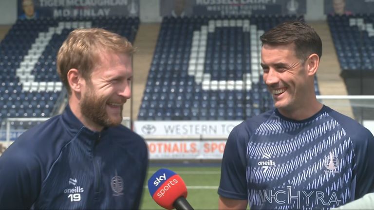 Falkirk's Scott Bain and Brian Graham