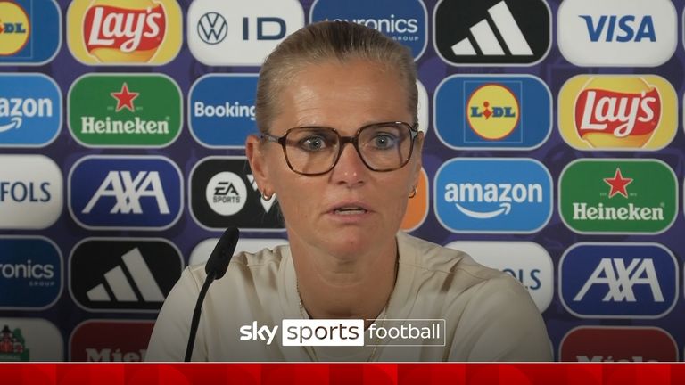 England Women's manager Sarina Wiegman was in buoyant mood after they thrashed the Netherlands 4-0 to get their Euro 2025 campaign back on track.