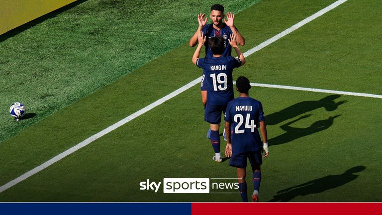 PSG will face Chelsea in the Club World Cup final after thrashing Real Madrid 4-0 in New Jersey.