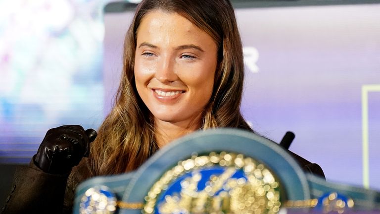 Francesca Hennessy ahead of her super bantam weight bout against Gemma Ruegg in March 2025 