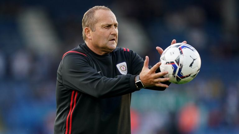 Fred Barber was Beadle's goalkeeping coach at Crewe