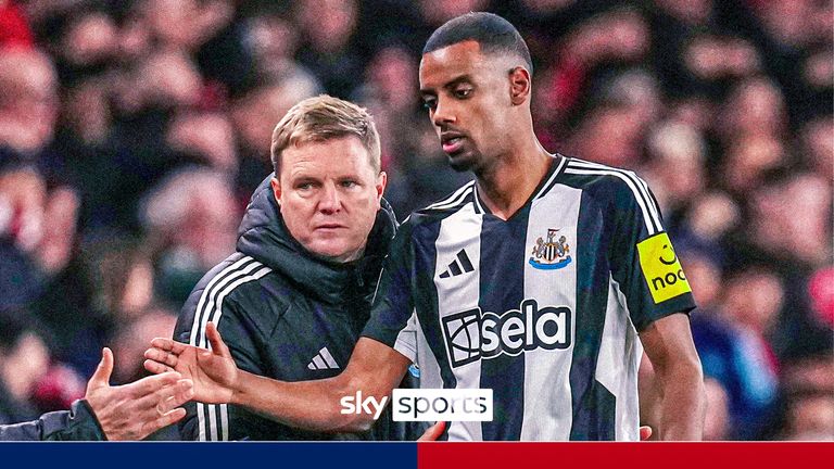 Eddie Howe on Isak vertical